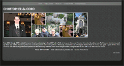 Desktop Screenshot of chrisdecoro.com